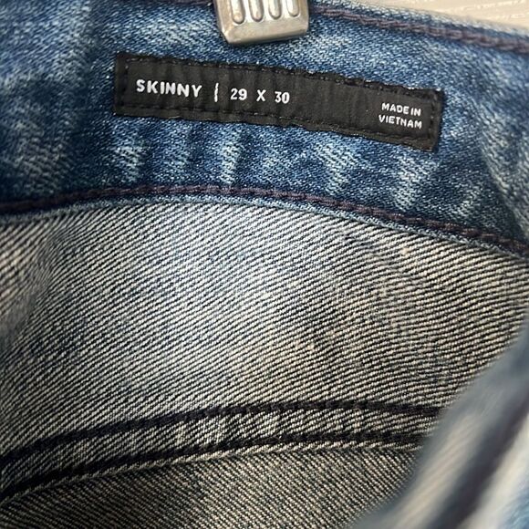 PacSun Los Angeles skinny jeans women’s 29 x 30 destroyed distressed - Picture 10 of 11